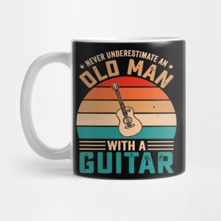 Never underestimate an old man with a saXOPHONE Mug